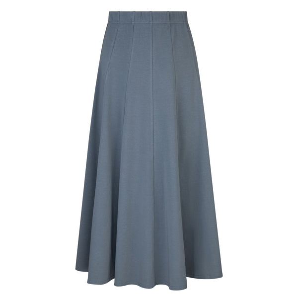 Diciannove Luggage Blue Godet Panel 34" Skirt at Dress Code itsdresscode.com