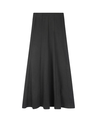 Spades Black Ribbed Panel Sweat 36" Skirt at Dress Code itsdresscode.com