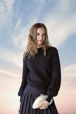 altimge3 for MUN Black Accorde Pleated 36" Skirt at Dress Code itsdresscode.com