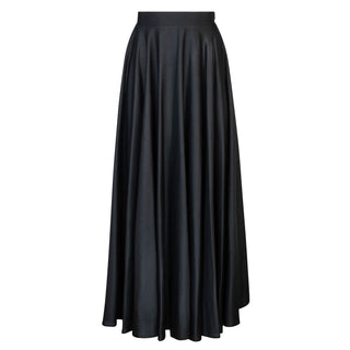 Mikobella Black Linen Circle 39"Maxi Skirt at Dress Code itsdresscode.com
