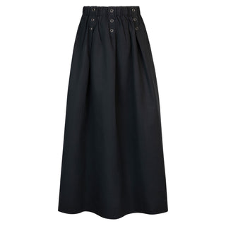 Mysttee Black Metal Ring Design 36" Skirt at Dress Code itsdresscode.com
