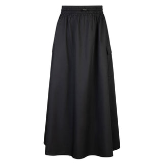 Wear & Flair  Black Cargo 35" Skirt with Pockets at Dress Code itsdresscode.com