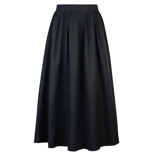 De' Sim Lah Black Polish Taffeta Circle 33" Skirt at Dress Code itsdresscode.com