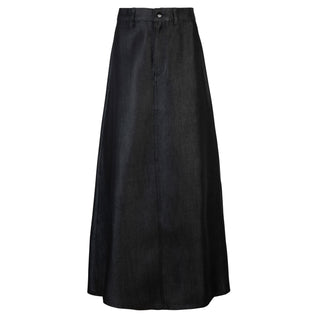 Honeyseed Black Denim Tencel 36" Skirt at Dress Code itsdresscode.com