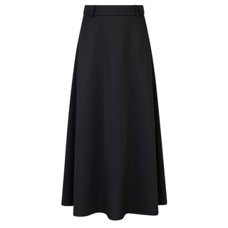 Honeyseed Black Belt Loop A Line 36" Skirt at Dress Code itsdresscode.com