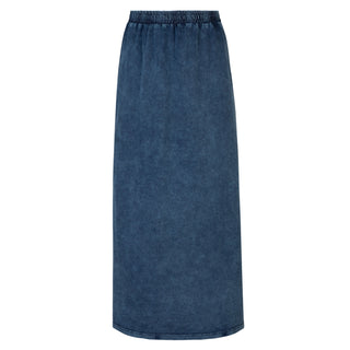 YAL Navy Denim A Line 38" Skirt