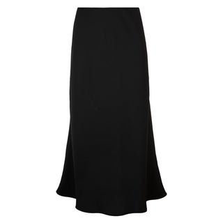JSE Couture Black Elegant Gored Shaped 31" Crepe Skirt at Dress Code itsdresscode.com