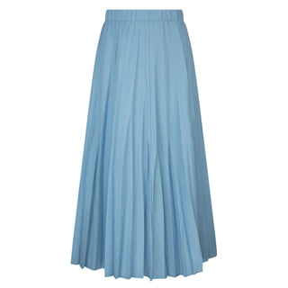 Mademoisselle Bleach Light Blue Denim Burst Pleated 34" Skirt at Dress Code itsdresscode.com