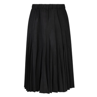 Mademoisselle  Black Denim Burst Pleated 27" Skirt at Dress Code itsdresscode.com
