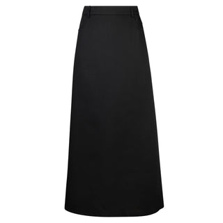 Spades Black Denim A Line Detailed 36" Skirt at Dress Code itsdresscode.com
