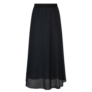 Red Myth  Black Gauze Maxi 34" Skirt at Dress Code itsdresscode.com

