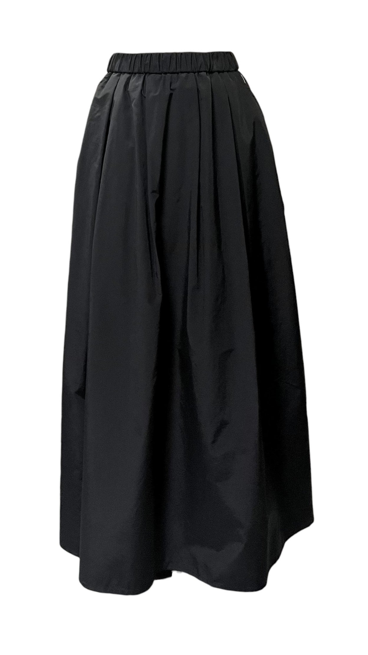Mossaic Black Taffeta Gathered 36