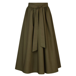 Peode Khaki Green Circle 34" Skirt at Dress Code itsdresscode.com
