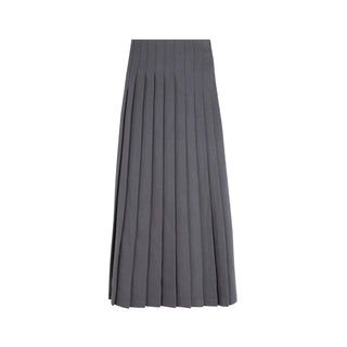 altimge3 for MUN Gray Accorde Pleated 36" Skirt at Dress Code itsdresscode.com