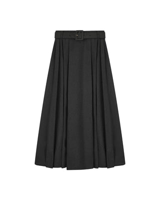 AVIGAL Black Lightweight Buckle Belt 34" Skirt at Dress Code itsdresscode.com