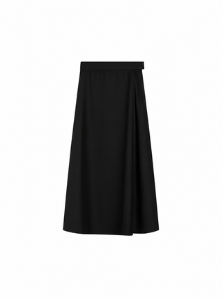 Wear & Flair Black Circle A Line 35" Skirt