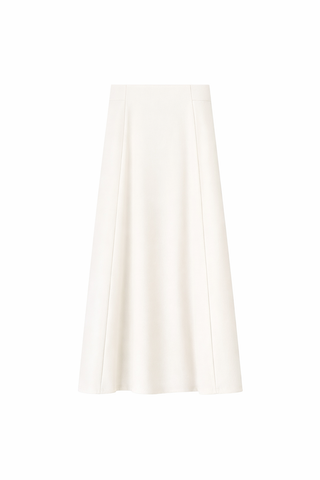 NOX-NY Off White Panel 36" Skirt with Back Zipper at Dress Code itsdresscode.com 