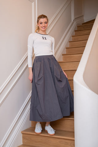 altimge1 for MIGNON DOO Gray Volume Pocket 36" Skirt