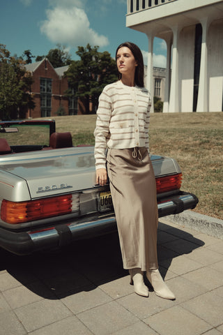 Profile NYC Tan Pull On Slip 41"-44" Skirt