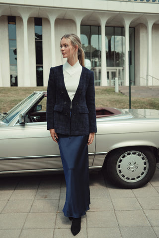 altimge2 for Profile NYC Navy Pull On Slip 41"-44" Skirt at Dress Code itsdresscode.com
