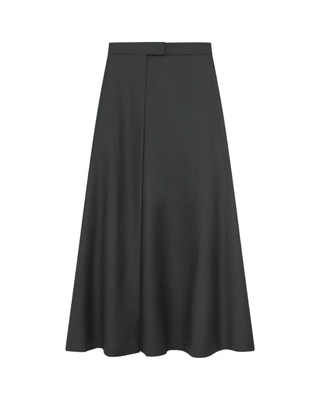 M811 Black Front Tab 36" Skirt with Back Zipper