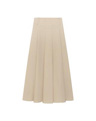 166002 Cream Urban Daily Godet Panels 34" Skirt
