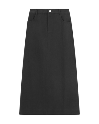 M960 Black Denim Canvas Straight 36" with Pockets