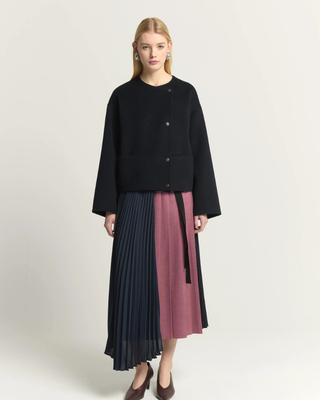 5000 Raspberry Glace Multicolor Pleated 32" Skirt