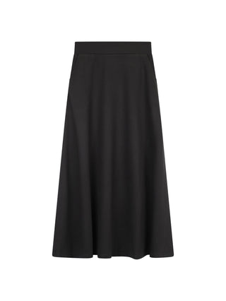Byrd Black Icon A-Line Ponte 38" Skirt With Pockets