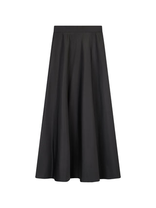 Mossaic Black Taffeta Circle 40" Skirt With Side Zipper Mossaic 2621TF Black Taffeta Circle 40" Skirt With Side Zipper