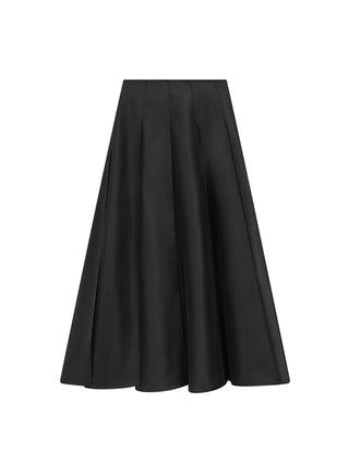 Hagahi Black Crisp Touch Pleated 36" Skirt at Dress Code itsdresscode.com