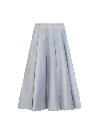 Hagahi Light Blue Crisp Touch Pleated 36" Skirt at Dress Code itsdresscode.com
