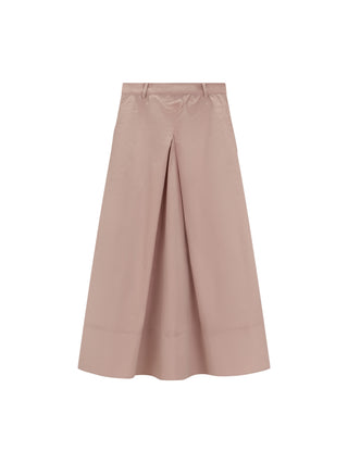 TRIPLEROOT Pink Front  Pleated 36" Skirt with Pockets at Dress Code itsdresscode.com