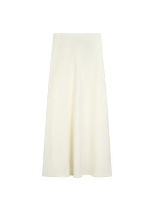 JSE Couture  Ivory Milano A Line Half Circle 35" Skirt With Lining at Dress Code itsdresscode.com