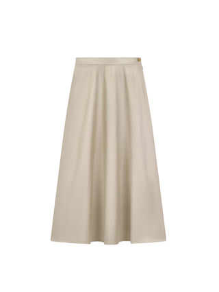 JSE Couture Stone Cotton A-Line Half Circle 33" Skirt at Dress Code itsdresscode.com