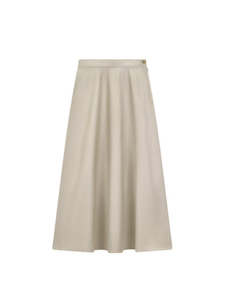 JSE Couture Stone Cotton A-Line Half Circle 35" Skirt at Dress Code itsdresscode.com