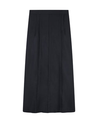 Celina's Navy Wool Stitched 36" Skirt at Dress Code itsdresscode.com