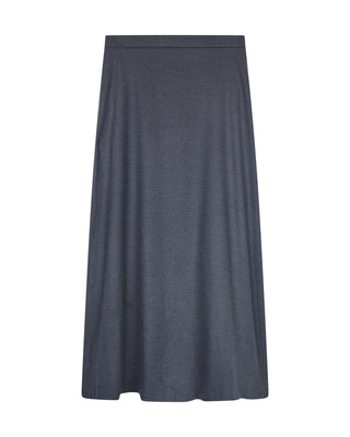 Celina's Slate Blue Wool A-Line  36" Skirt at Dress Code itsdresscode.com