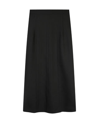Celina's Black Wool Stitched 36" Skirt at Dress Code itsdresscode.com