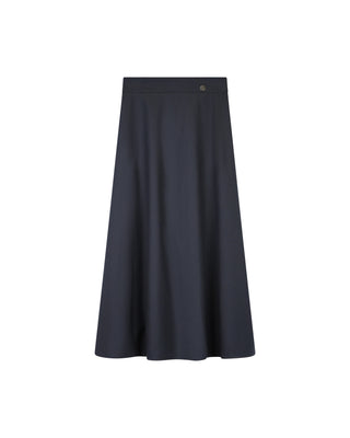 Peode Navy Half Circle A Line 34" Skirt at Dress Code itsdresscode.com