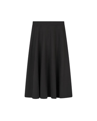Wear & Flair Black A Line Stretch 27" Skirt at Dress Code itsdresscode.com