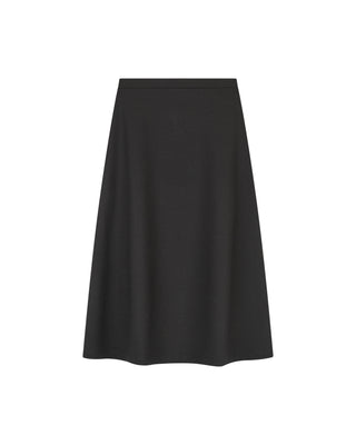 Wear & Flair Black A Line Stretch 27" Skirt at Dress Code itsdresscode.com
