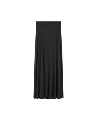 DRAMA Black Long Flairy 44" Skirt