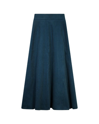 Peode M.Blue Corduroy 34" Skirt at Dress Code itsdresscode.com