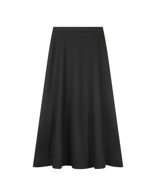 Mossaic Black Ponte Stretch Circle 33" Skirt with Back Zipper at Dress Code itsdresscode.com