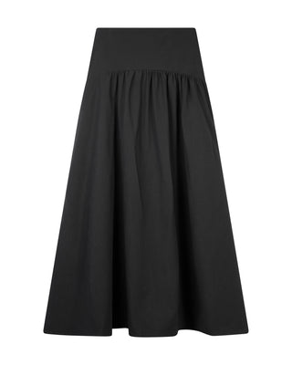 SK-0106 Black Yoke 35" Skirt with Lining at Dress Code itsdresscode.com