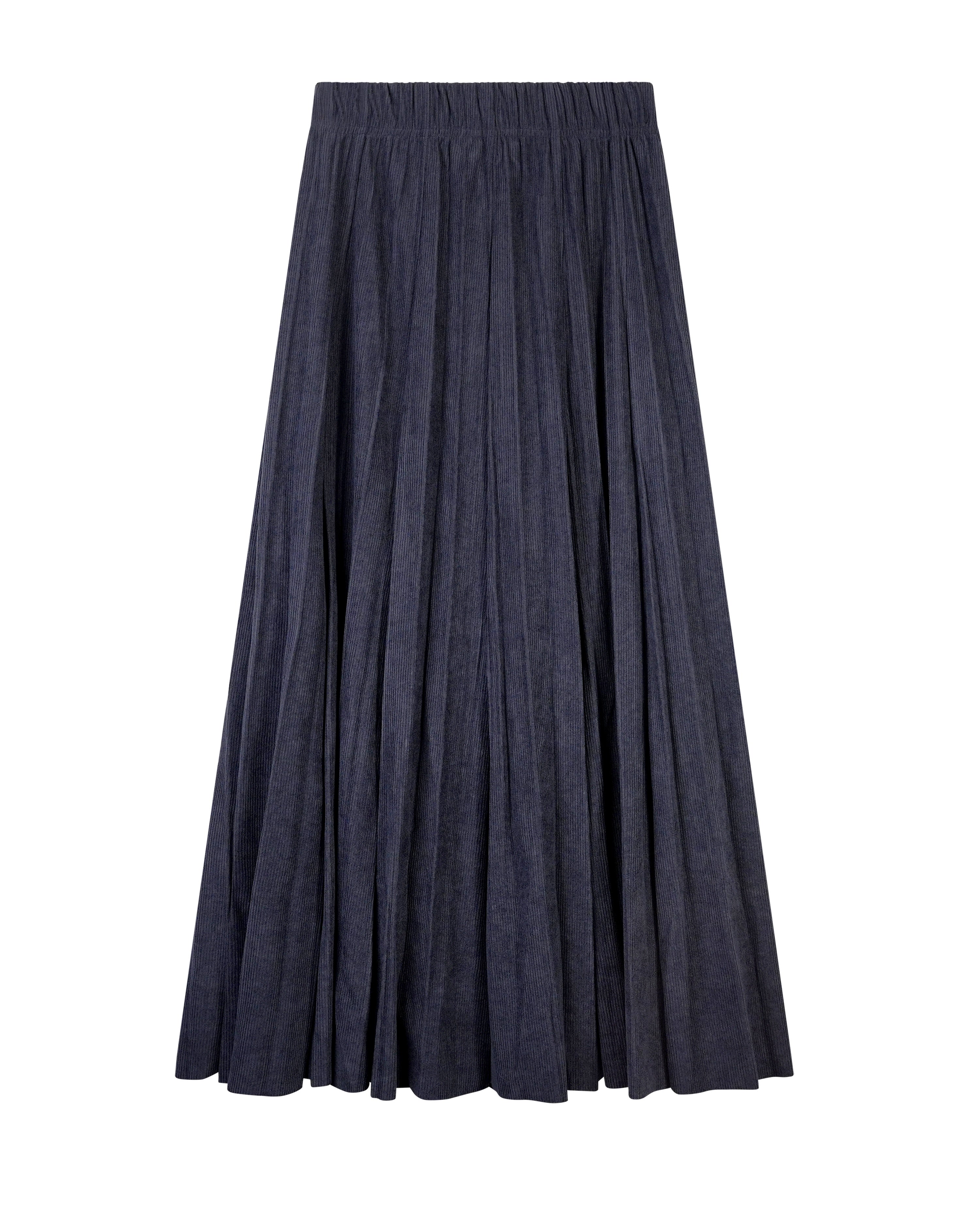 WB4CPT7064M Dark Navy Corduroy Crinkle Pleated 34