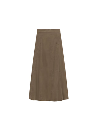 Honeyseed Brown V Seams 36" Skirt at Dress Code itsdresscode.com