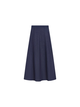 M965 Blue Denim Belt Loop 36" Skirt