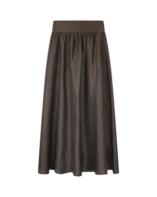 Capsule Bronze Crinkle Gathered Waist 36" Skirt at Dress Code itsdresscode.com